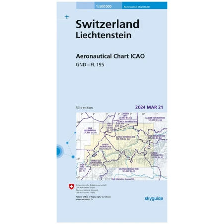 ICAO Karte Schweiz Ausgabe: März 2024