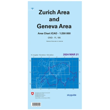 Area Chart ICAO / Zurich und Genf