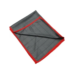 ROTWEISS - Mikrofasertuch CARBON - grau/rot, 40x50 cm