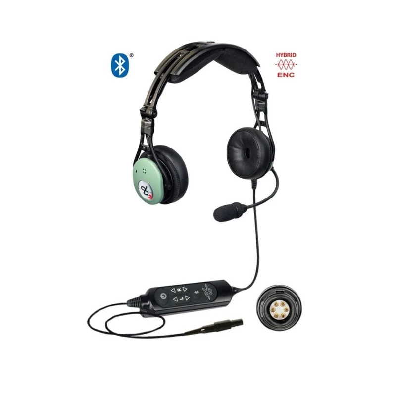 David Clark PRO-X2 Hybrid ENC Headset - active, LEMO connector (6-pin), Bluetooth (Model 43105G-02)