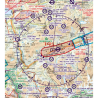 Switzerland - Rogers Data VFR Map, 1:500,000, Laminated, Folded, 2025
