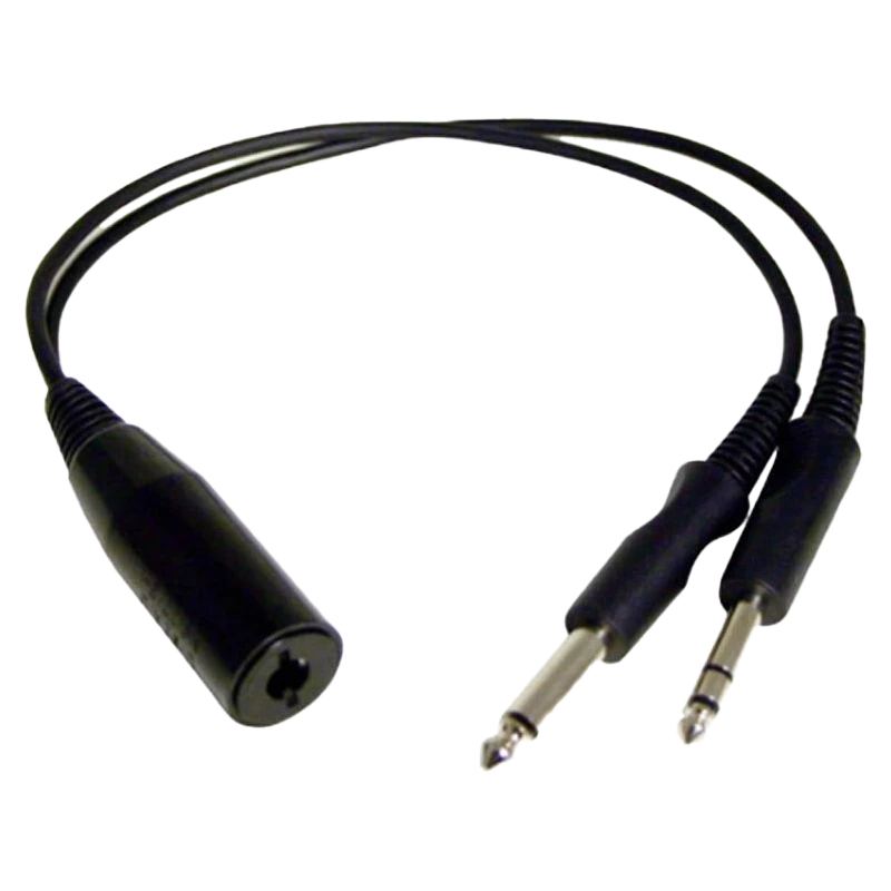 Adapter Cable - NATO plug socket (Helicopter) to GA plugs (PJ)