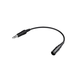 Headset Adaptor Cable - 6-Pin LEMO (female) to U/174 (Helicopter, male)