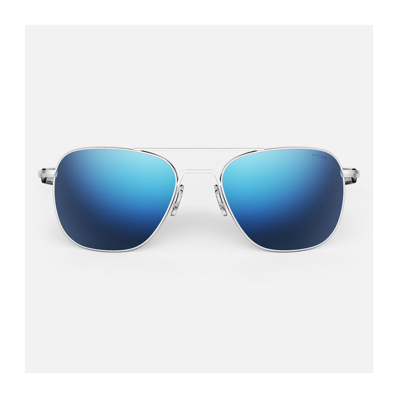 Aviator - Matte Chrome & Atlantic Blue