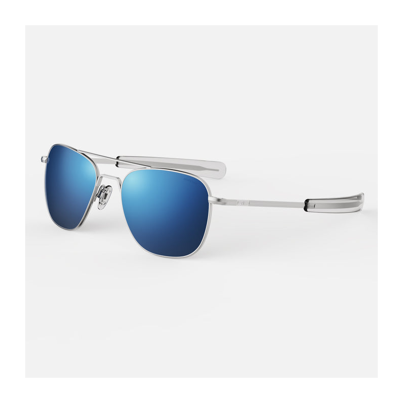 Aviator - Matte Chrome & Atlantic Blue