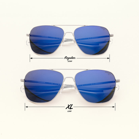 Aviator - Matte Chrome & Atlantic Blue