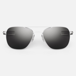 Aviator - Matte Chrome & American Gray