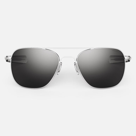 Aviator - Matte Chrome & American Gray