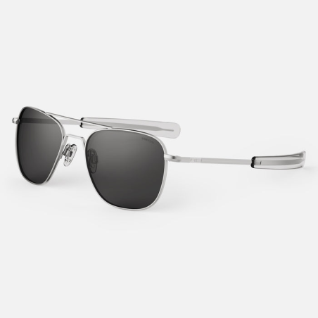 Aviator - Matte Chrome & American Gray