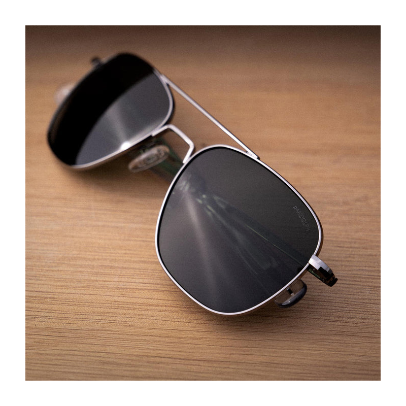 Aviator - Matte Chrome & American Gray