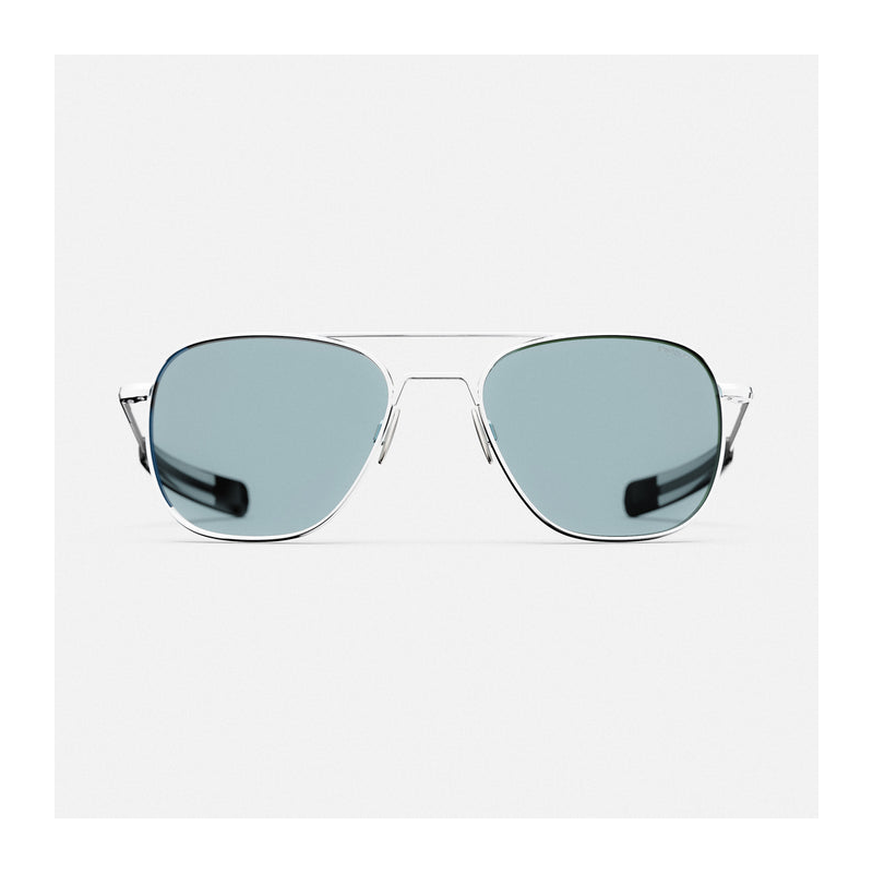 Aviator - 23k White Gold & Blue Hydro