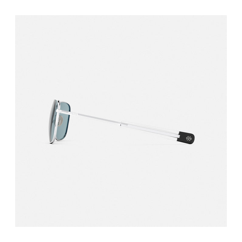 Aviator - 23k White Gold & Blue Hydro