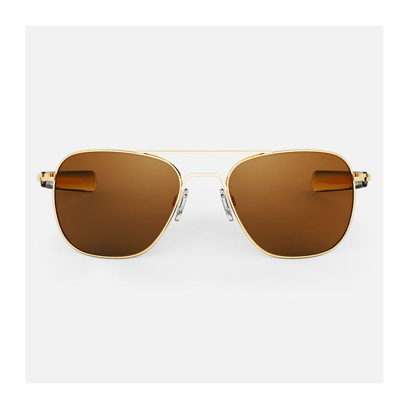 Aviator - 23k Gold & American Tan