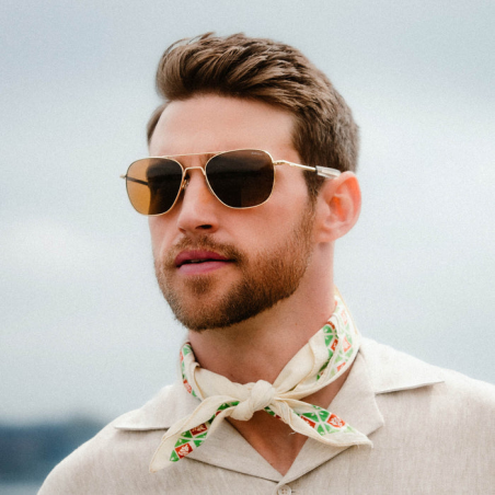 Aviator - 23k Gold & American Tan
