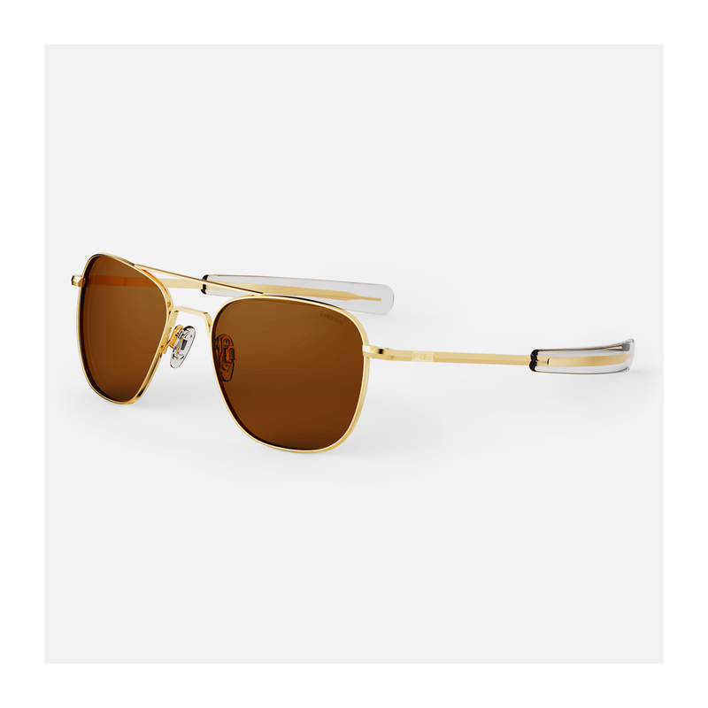 Aviator - 23k Gold & American Tan