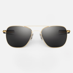 Aviator - 23k Gold & American Gray