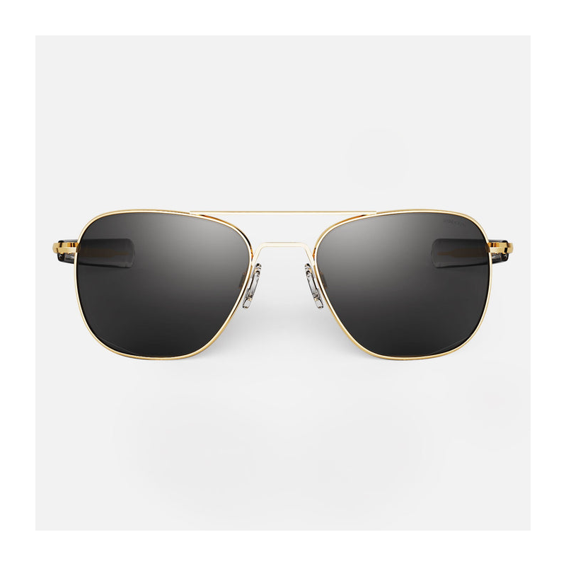 Aviator - 23k Gold & American Gray