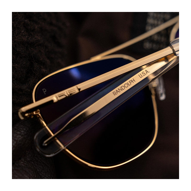 Aviator - 23k Gold & American Gray