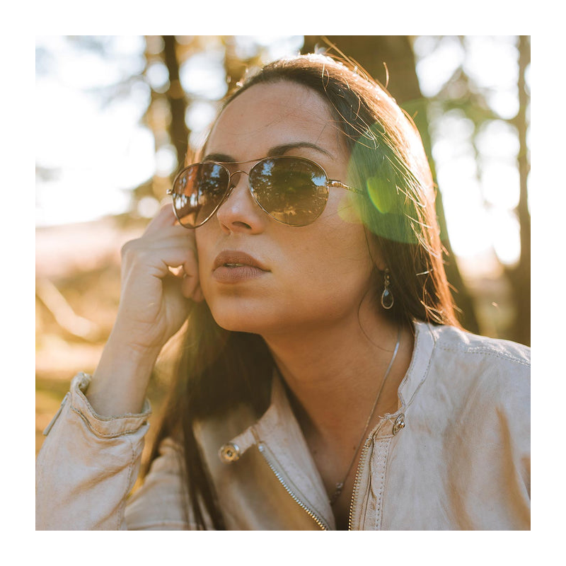Amelia - 22k Chocolate Gold & Cape Sand