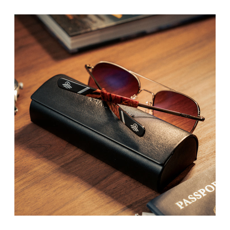 Aviator - 22k Chocolate Gold & Cape Sand