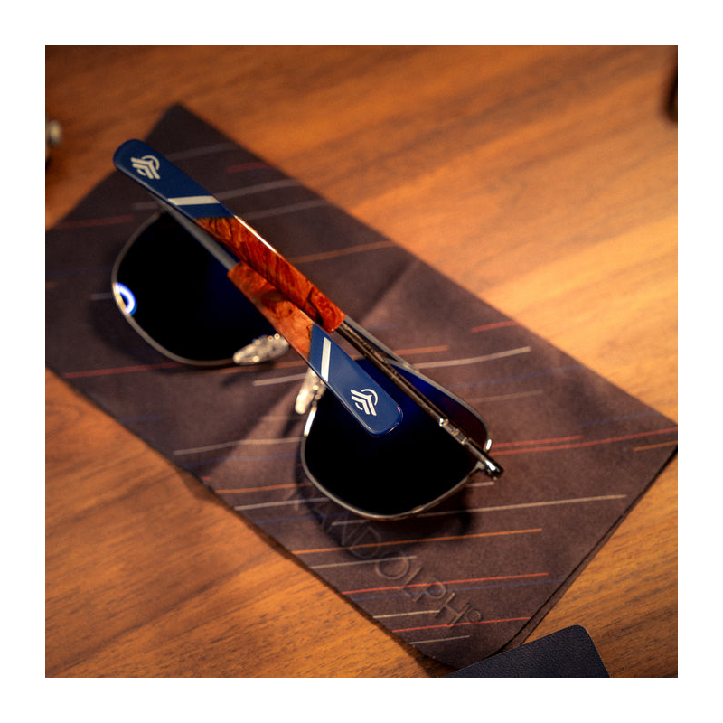 Aviator - Gunmetal & Atlantic Blue