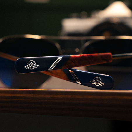 Aviator - Gunmetal & Atlantic Blue