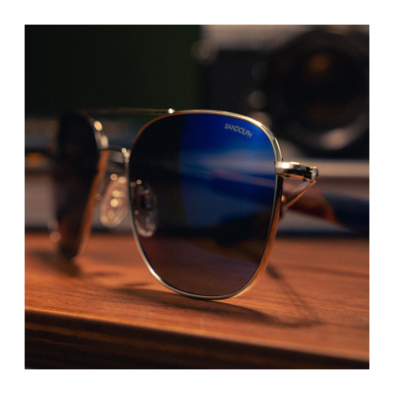 Aviator - Gunmetal & Atlantic Blue
