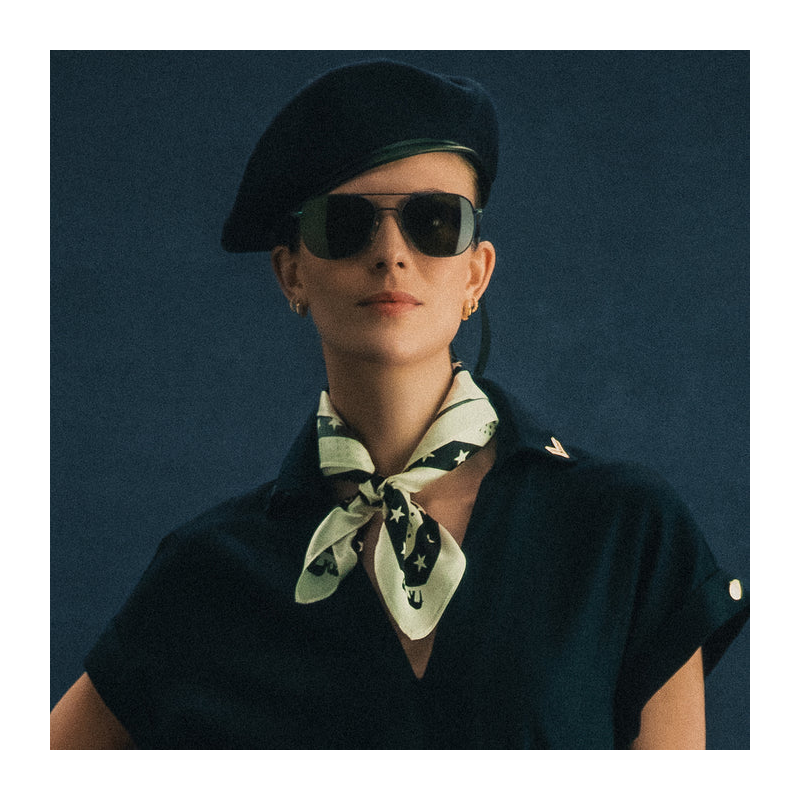 Class A Aviator - Navy & American Gray
