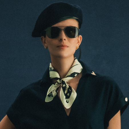 Class A Aviator - Navy & American Gray