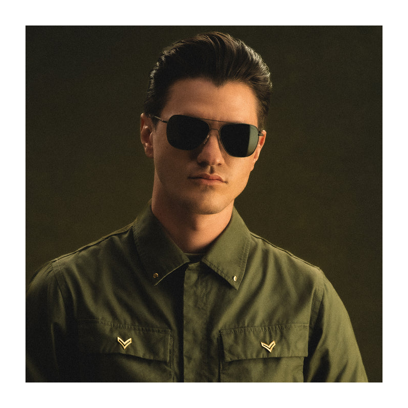 Class A Aviator - Military Olive & American Gray