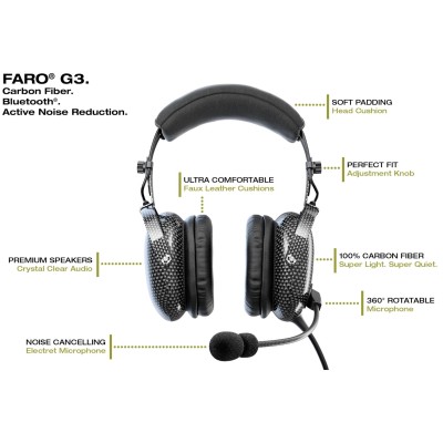 FARO G3 ANR CARBON FIBER HEADSET (Aktiv)