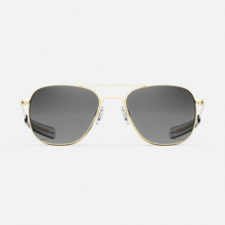 Aviator - 23k Gold & Coastal Gray