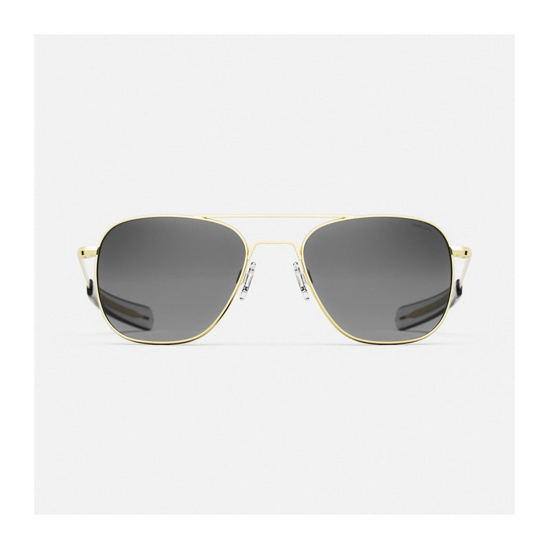 Aviator - 23k Gold & Coastal Gray