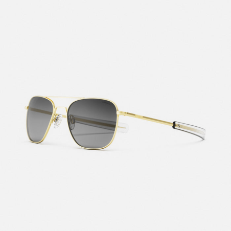 Aviator - 23k Gold & Coastal Gray