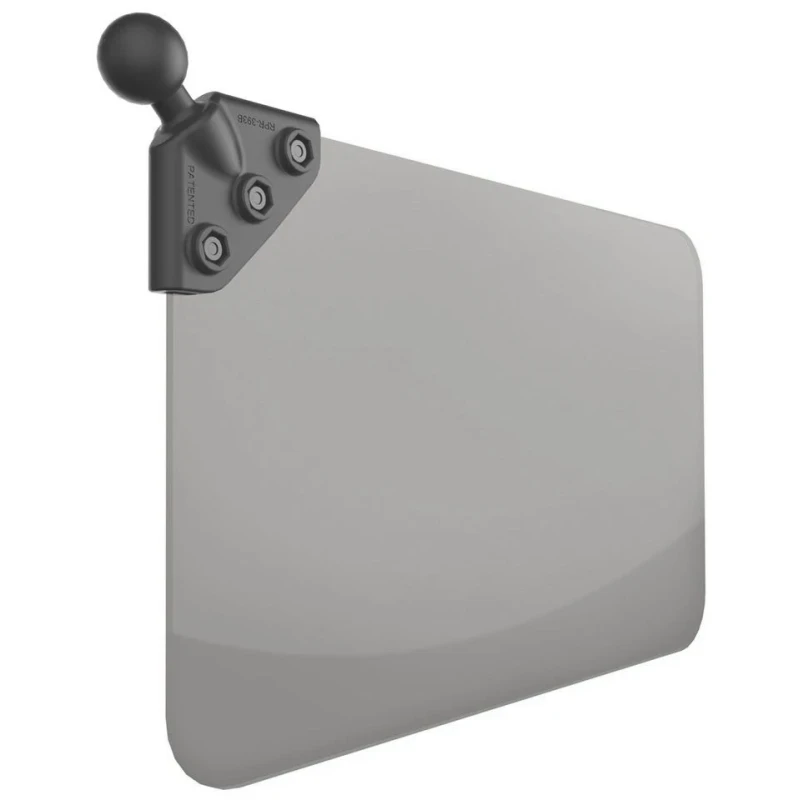 RAM Mounts Sonnenblende mit B-Kugel (1 Zoll) - dunkelgrau ca. 200 x 330 mm