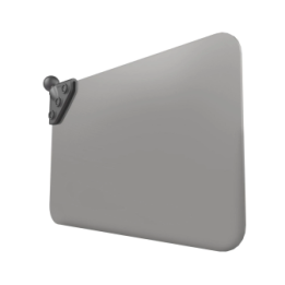 RAM Mounts Sun Visor with B-Ball (1 inch) - dark grey approx. 200 x 330 mm