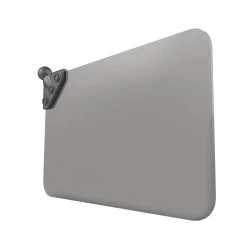 RAM Mounts Sonnenblende mit B-Kugel (1 Zoll) - dunkelgrau ca. 200 x 330 mm