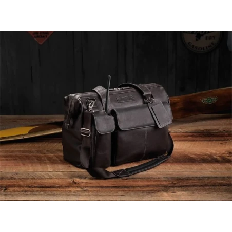 Lightspeed Adventure Flight Bag - The Gann, dark brown