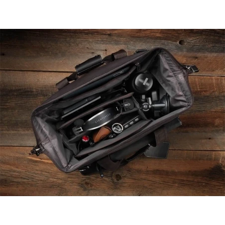 Lightspeed Gann - Pilotenledertasche, dunkelbraun
