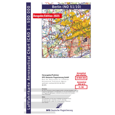 ICAO Deutschland ohne Folie, Berlin, 2025, gefaltet