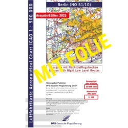 ICAO Germany with foil, Berlin, 2025, NTFS, folded