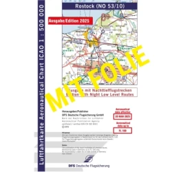 ICAO Germany with foil, Rostock, 2025, NTFS, folded