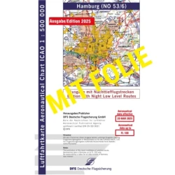 ICAO Germany with foil, Hamburg, 2025, NTFS, folded