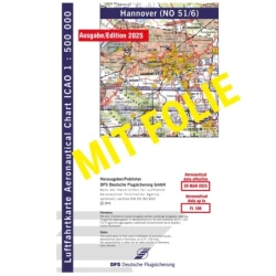 ICAO Germany with foil, Hanover, 2025, folded
