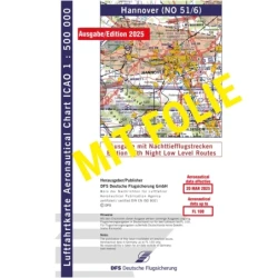 ICAO Germany with foil, Hanover, 2025, NTFS, folded