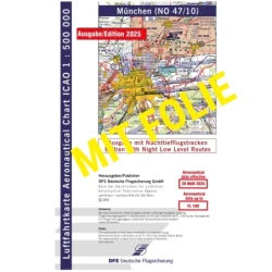 ICAO Germany with foil, Munich, 2025, NTFS, folded