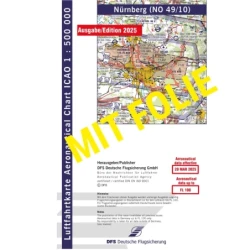 ICAO Germany with foil, Nuremberg, 2025, folded