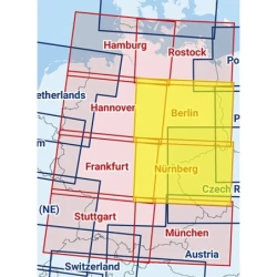 Berlin / Nuremberg - Composite ICAO chart 2025 with foil