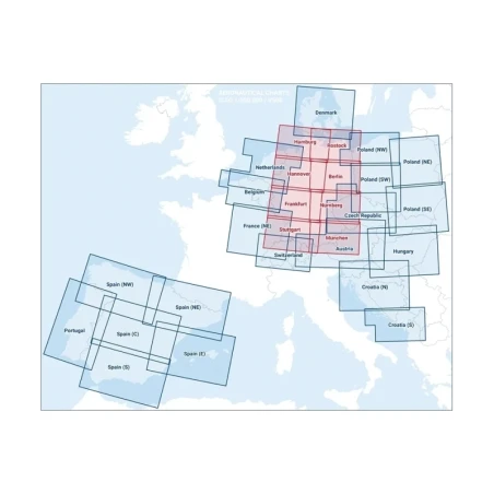 Switzerland V500 VFR Chart - paper, folded