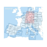 Poland Southwest V500 VFR Chart - paper, folded
